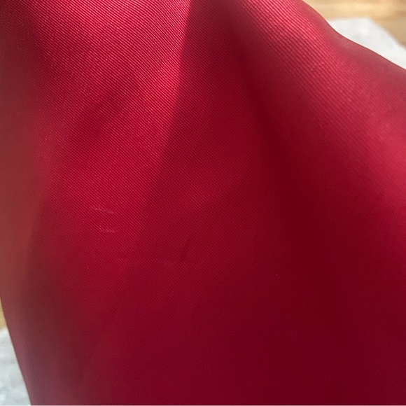 Sherri Hill 51671 Strapless High Slit Formal Dress Red - Picture 16 of 17